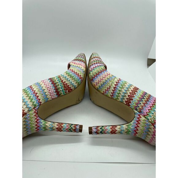 CHARLES BY CHARLES DAVID SWEETNESS PUMP Multi Colored Pattern Women’s Size 7.5 - Picture 6 of 11